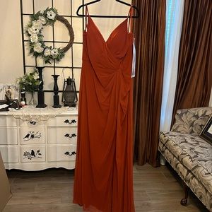 Morilee bridesmaid dress or prom dress size 22 would fit someone size 16-18. NWT